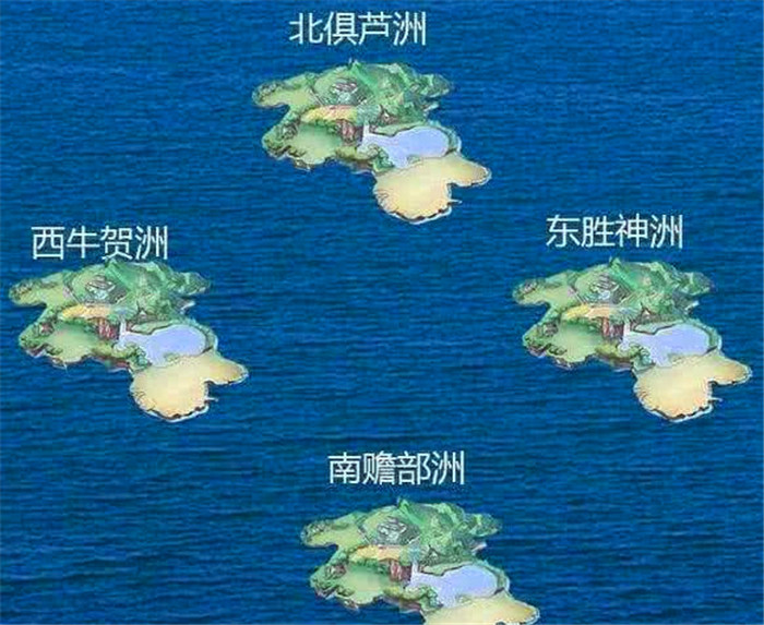 南赡部洲西游记是明朝人写的,而当时的明朝人,地理知识并不是非常充足