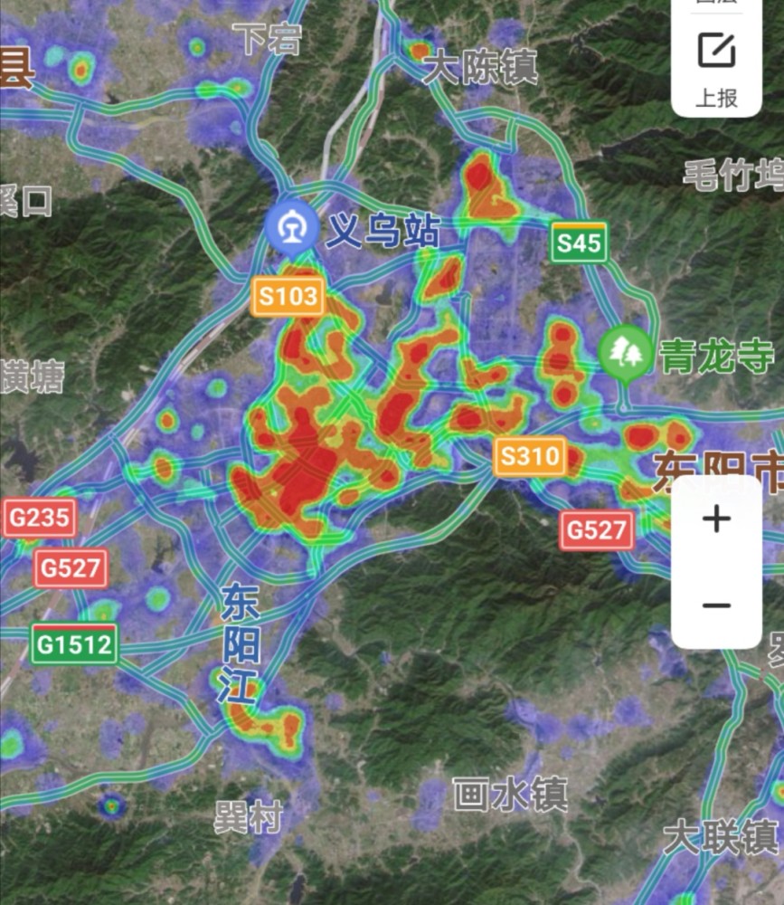 关于慈溪,杭州湾新区,义乌三地热力图的分析_腾讯新闻