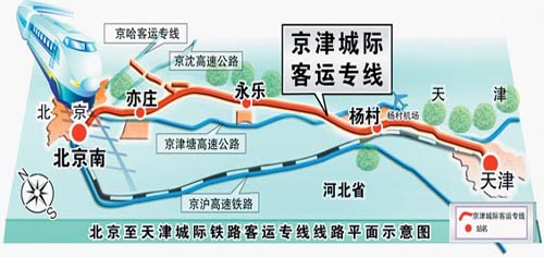 中国第一条高铁京津城际已通车13年已成国内最繁忙的线路