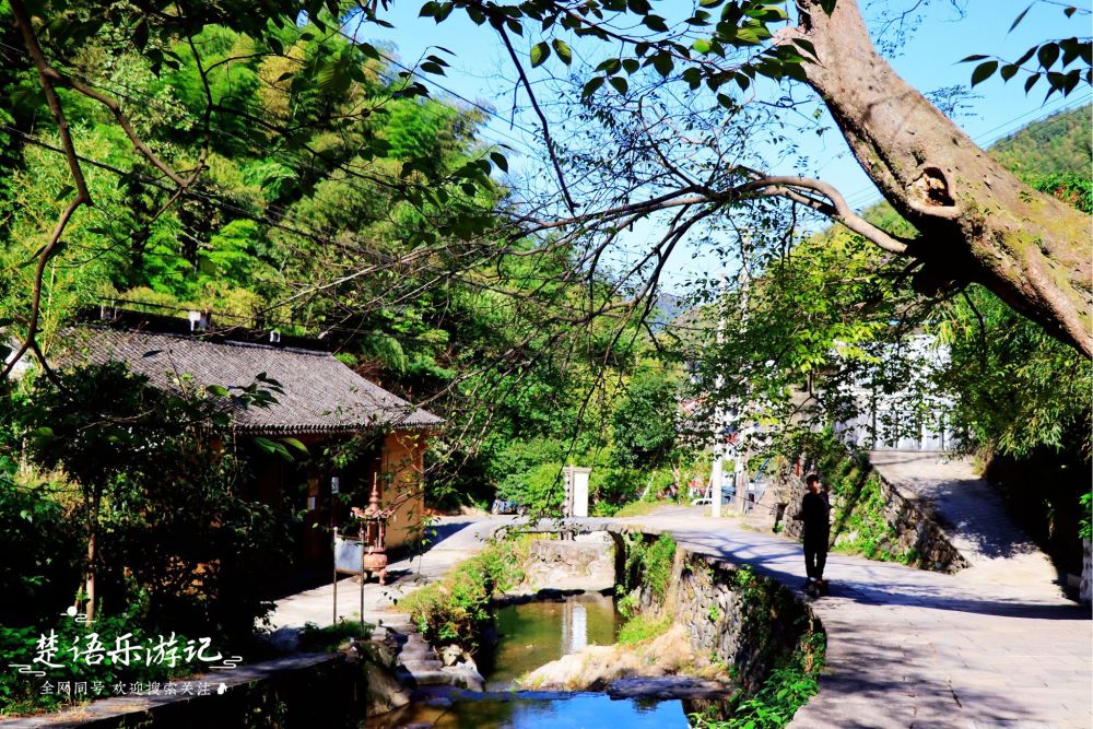 它是余姚十大最美古村之一,风景秀美,溪水清浅,游玩消夏两相宜