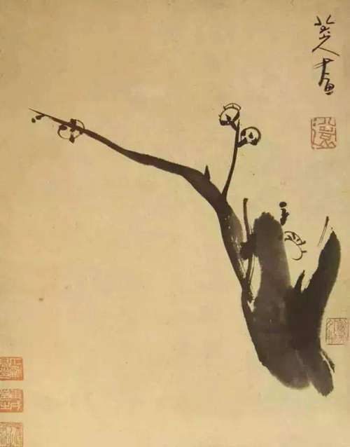 梅花图 明末清初 朱耷