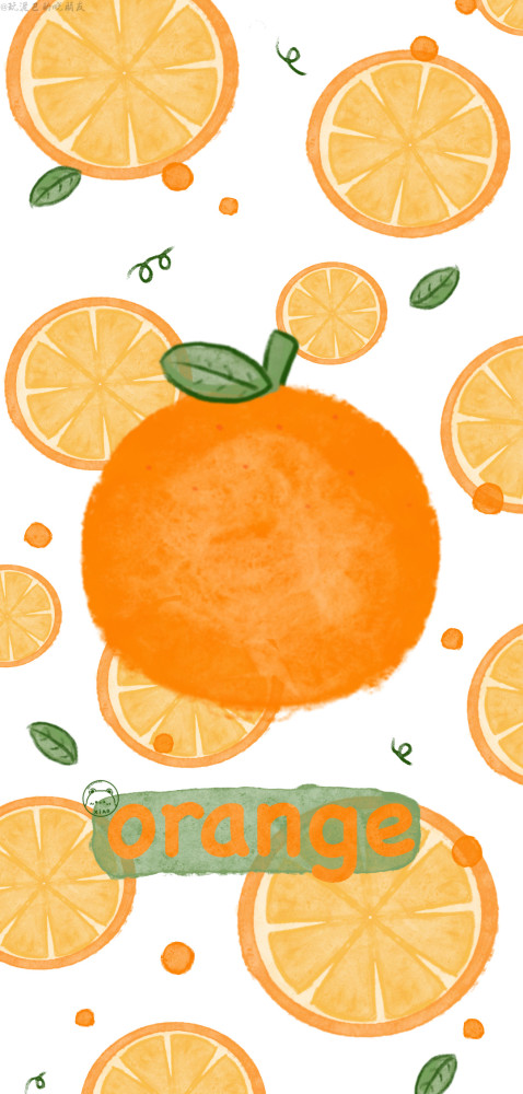 橙色系壁纸