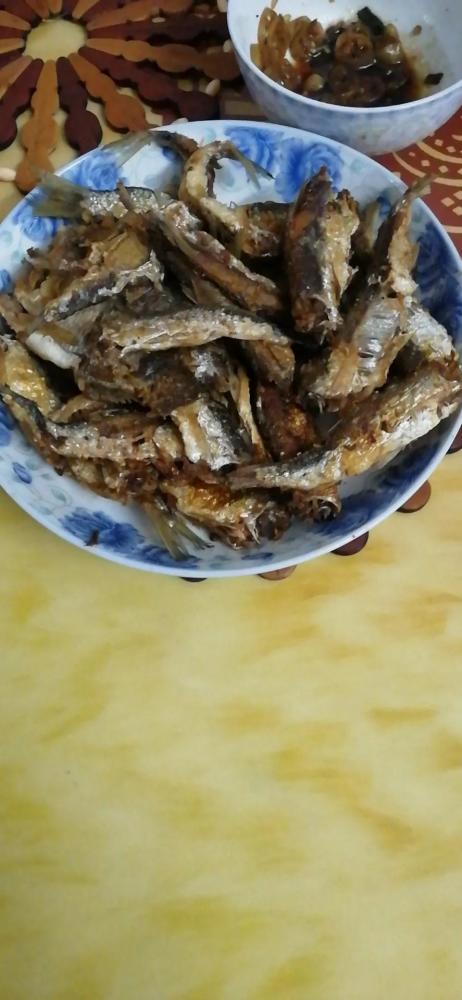 野河钓蓝刀,香煎也是很美味的