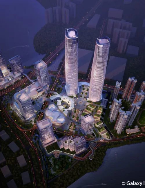 高369米西塔封顶深圳星河雅宝双子塔将成中国最高的等高双子塔