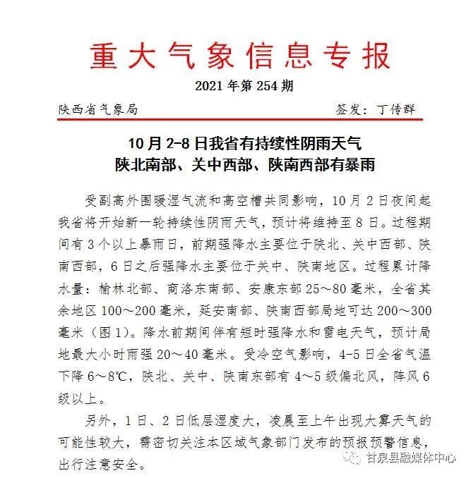 2日-8日▼发布重大气象信息专报陕西省气象台近日又一波雨很快就来了!