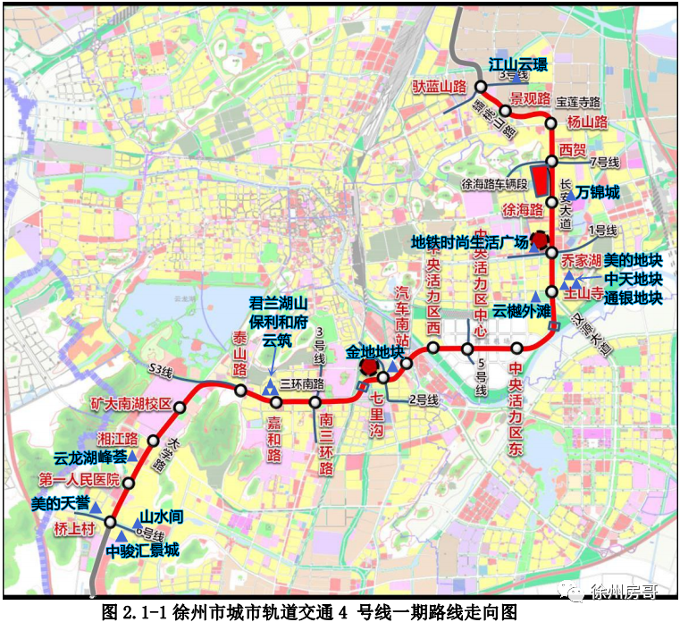 徐州地铁4号线19座站具体位置,出入口公布!看看离你家有多远?