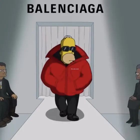balenciaga邀请辛普森一家去走秀把女魔头看哭了