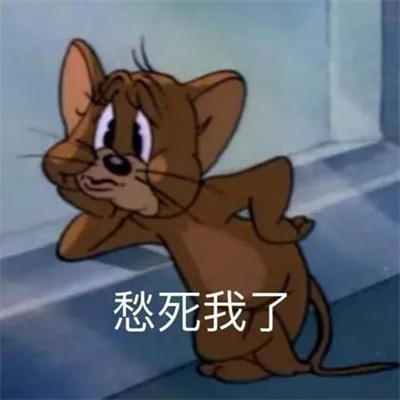 愁死我了可爱的聊天表情