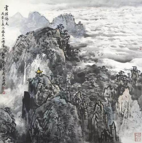 当代杰出的山水画大家孔仲起作品欣赏