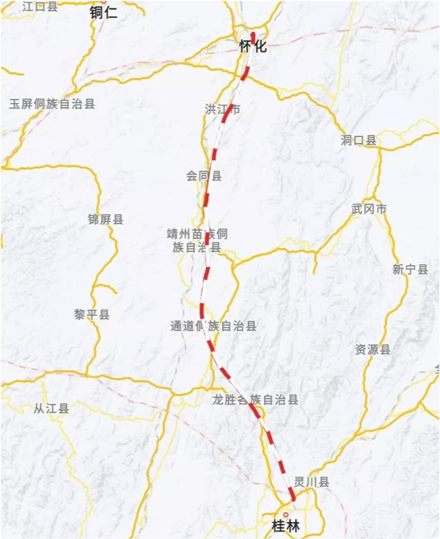 张吉怀高铁开通在即怀桂高铁时代即将来临