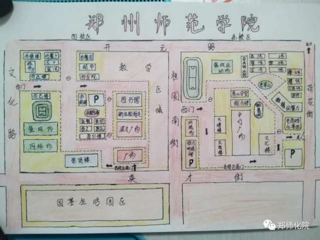为新生"指路"!河南各高校手绘地图大赏来了