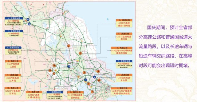 过江通道流量预测江苏高速通行管制措施今天,江苏高速"一路三方"已经