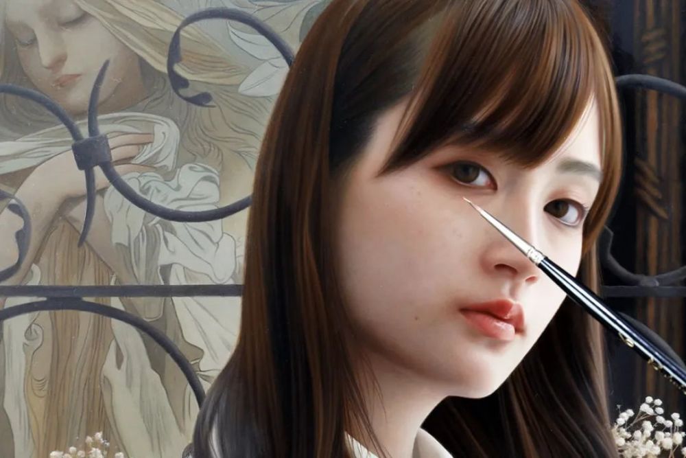 日本超写实绘画第一人冈靖知新作选