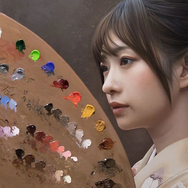 日本超写实绘画第一人冈靖知新作选