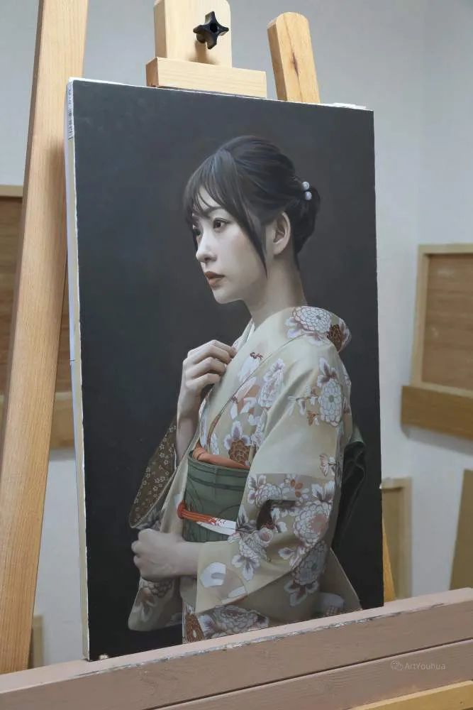 日本超写实绘画第一人——冈靖知新作选