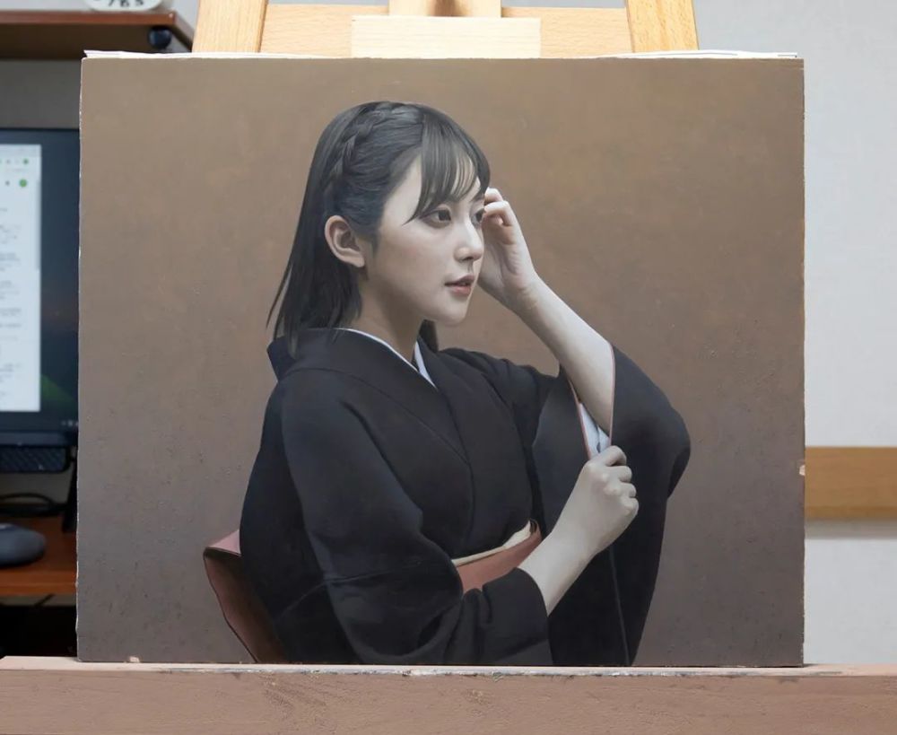 日本超写实绘画第一人冈靖知新作选