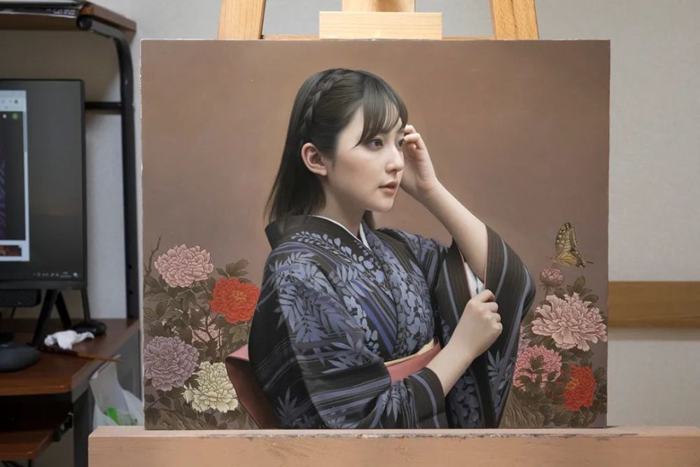 日本超写实绘画第一人冈靖知新作选