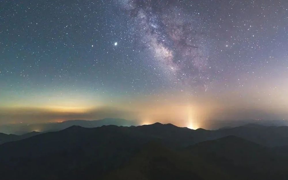 五台山,日落.星空.云海.