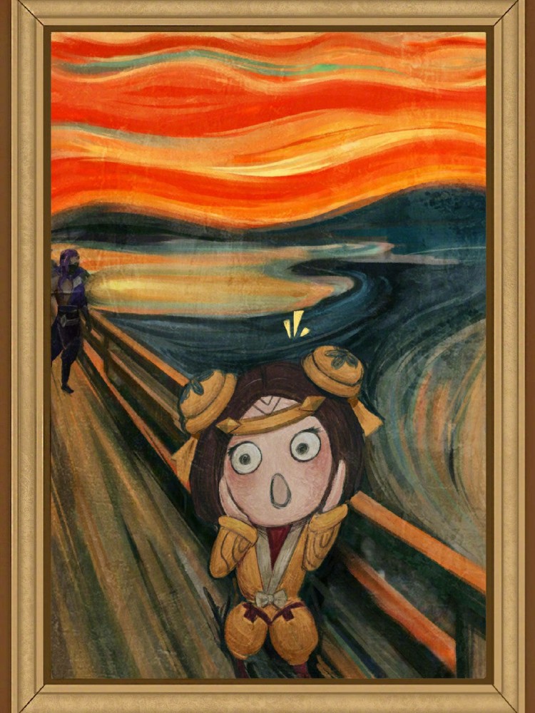 名画恶搞头像小鲁班绝了