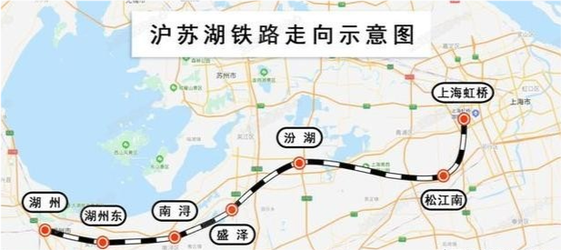 沪苏湖高铁,安徽直达上海黄金通道,甩开苏南以及杭州