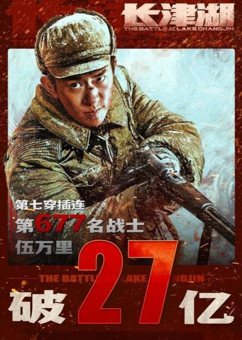 电影《长津湖》累计票房破27亿 将于10月7日登录香港影院