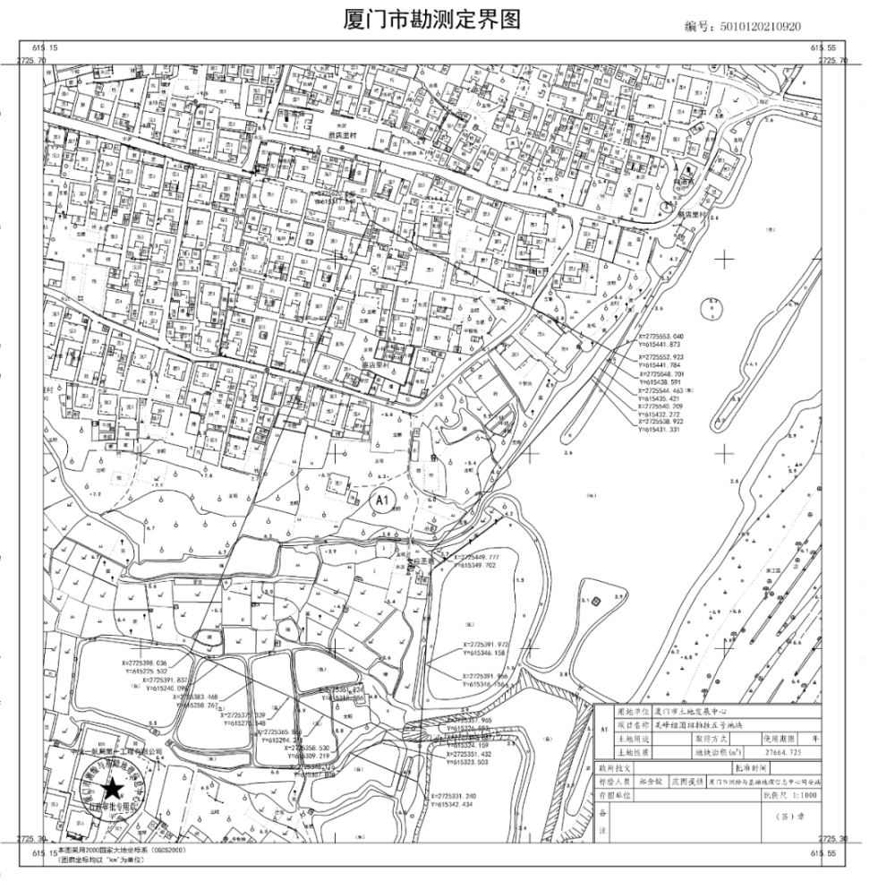 征收同安区西柯镇洪塘头社区土地面积 48678平方米,作为美峰组团招拍