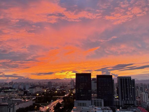 唯美北京又见治愈系晚霞错过的看过来