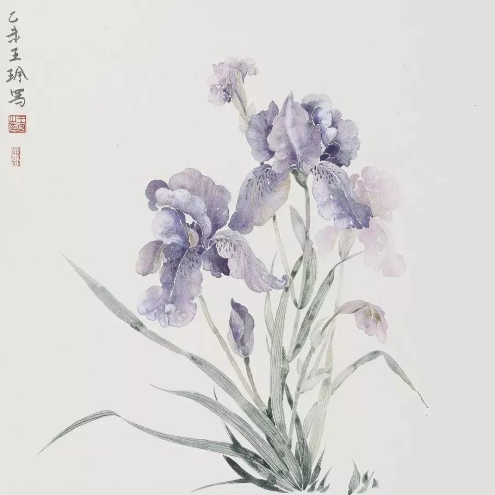 【国画天地】花色静雅,生机浮动——王珍花鸟画