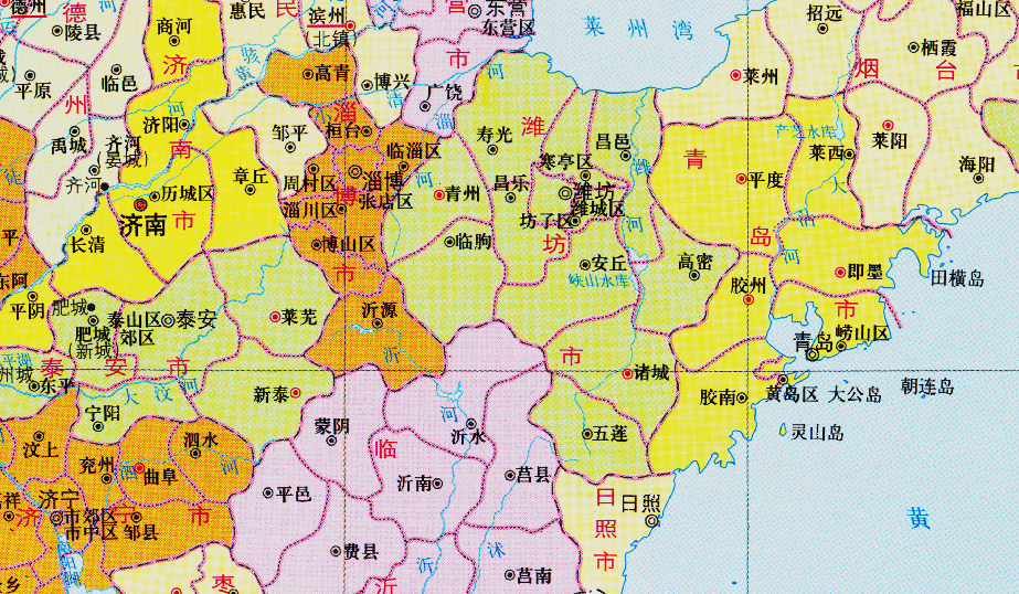 山东省的区划调整,16个地级市之一,淄博市为何有8个区县?