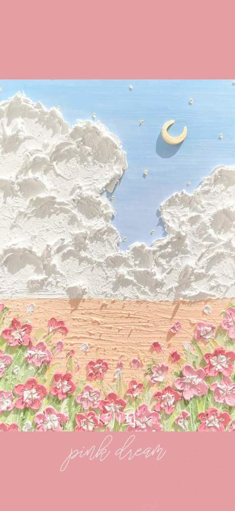 创意3d立体感油画壁纸,太治愈了