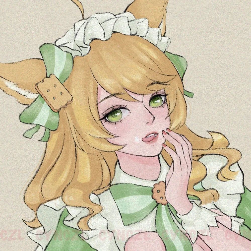 原创手绘|情侣头像 女生头像 王者荣耀头像