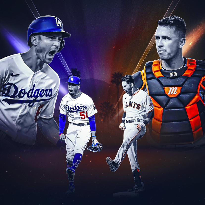 mlb2021季后赛day3道奇巨人巅峰对决四场分区赛大战前瞻