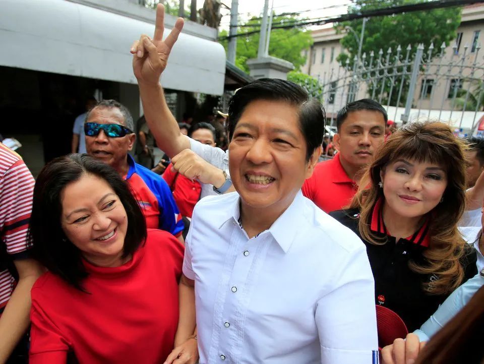 菲律宾前总统马科斯之子竞选总统要和杜特尔特家族平分秋色