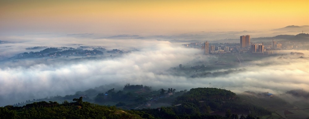 合川云门山美景