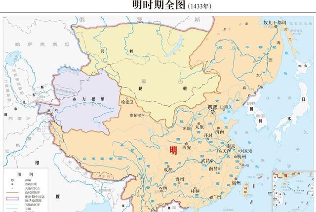 一张明朝时期地图,暴露出明清两朝的差距,网友:差的不