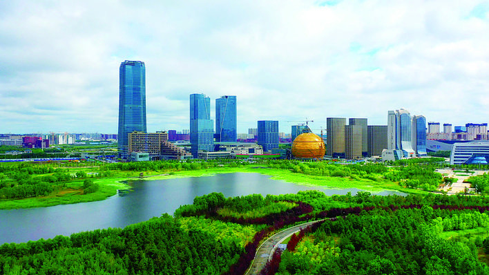 龙翔国际商务中心渐变城市新地标