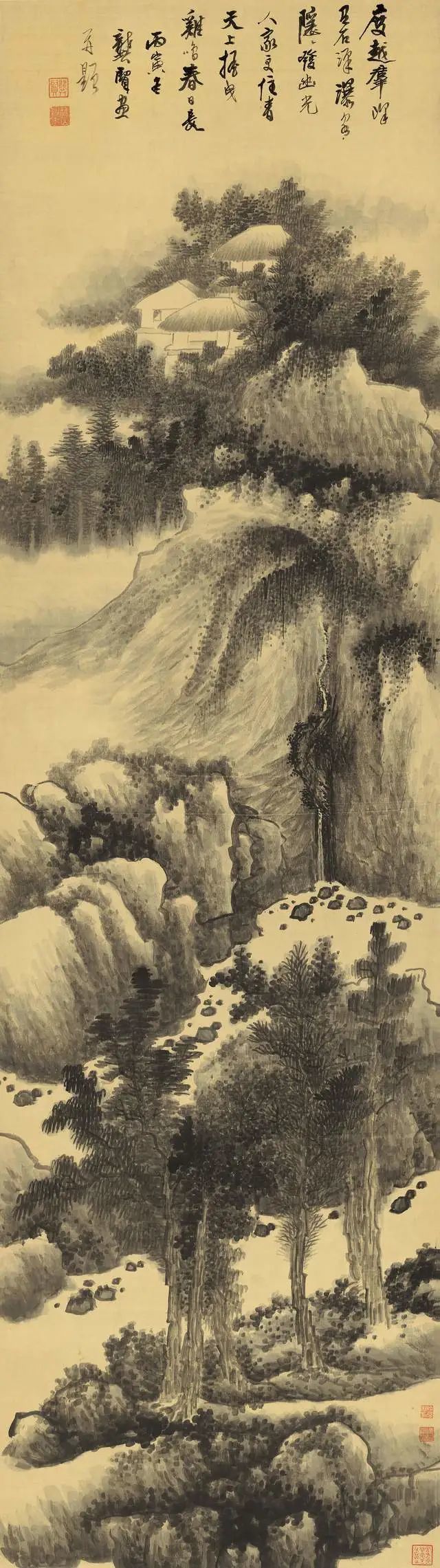 龚贤山水画赏析
