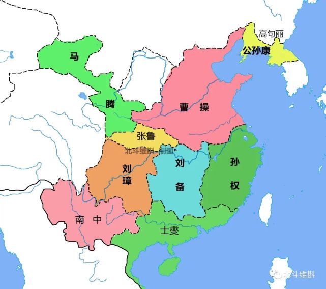 从诸侯割据到三家归晋:通过10张地图看三国历史的演变