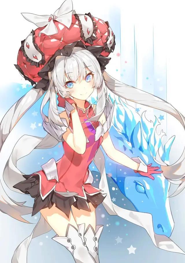 动漫壁纸二次元双马尾小仙女壁纸