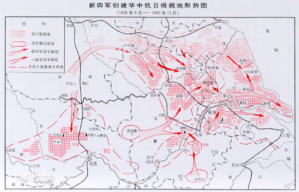 八路军,新四军抗战,这七块根据地,战绩最大兵力最多