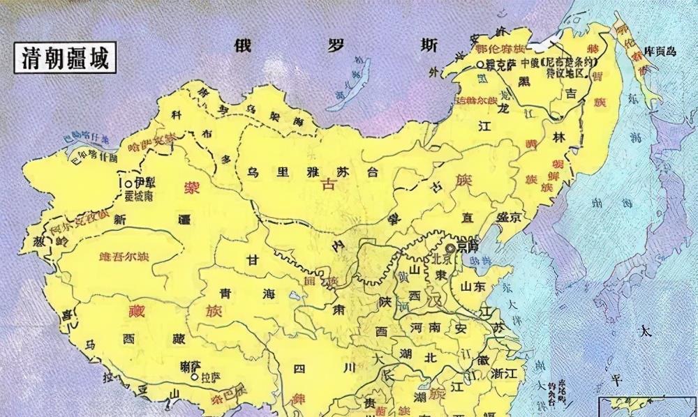 清朝疆域然而,当时光倒退回三百年前时,在大清王朝的版图之上,东北