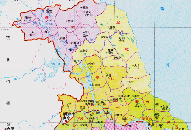 江苏省的区划调整,13个地级市之一,宿迁市为何有3个县