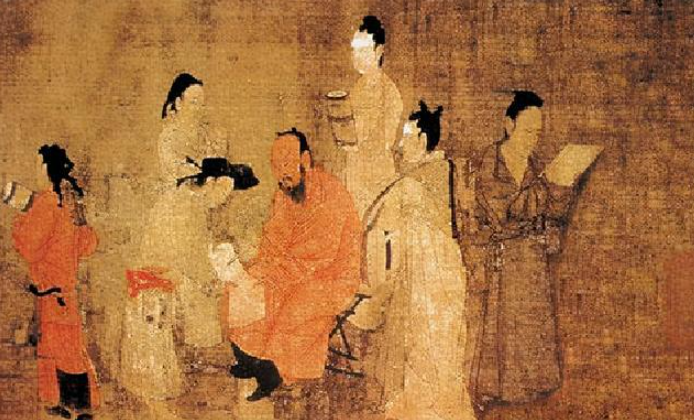 有趣的是,陈叔宝觉得自己是南陈的帝王,得继续端着.