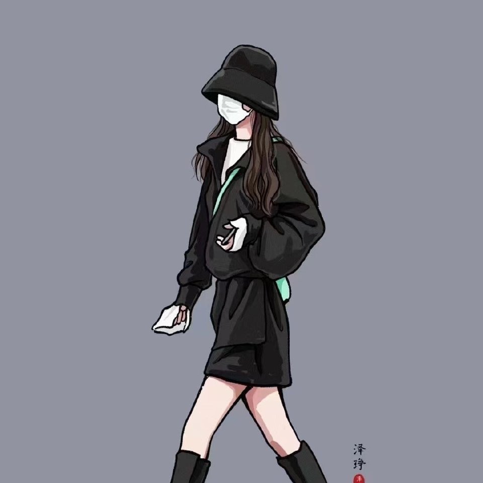 文艺范女青年头像