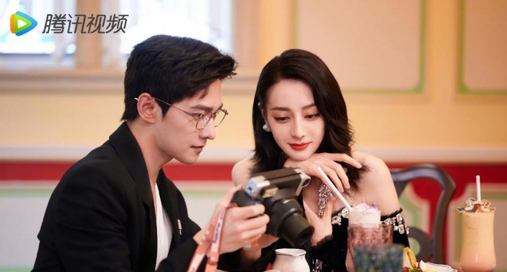 热巴杨洋豪门夫妻造型封神热巴穿水晶长裙杨洋总裁风a炸