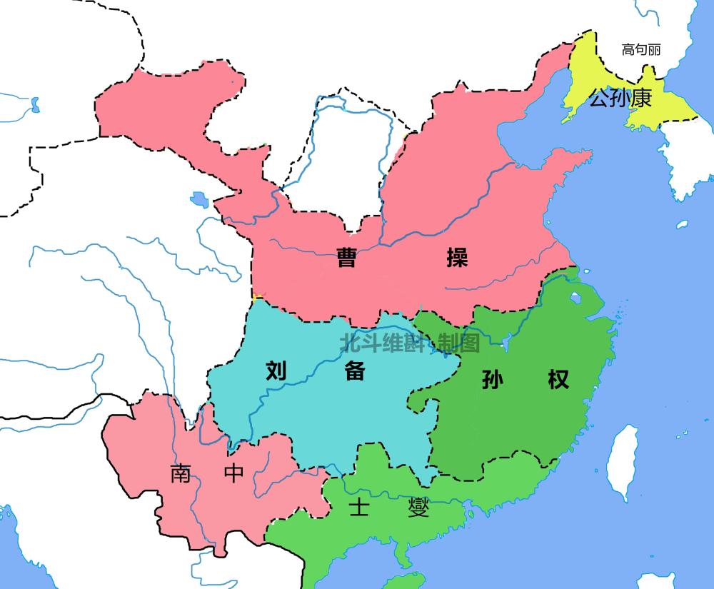 从地图看三国的演变:从东汉末年的割据到西晋的短暂统一