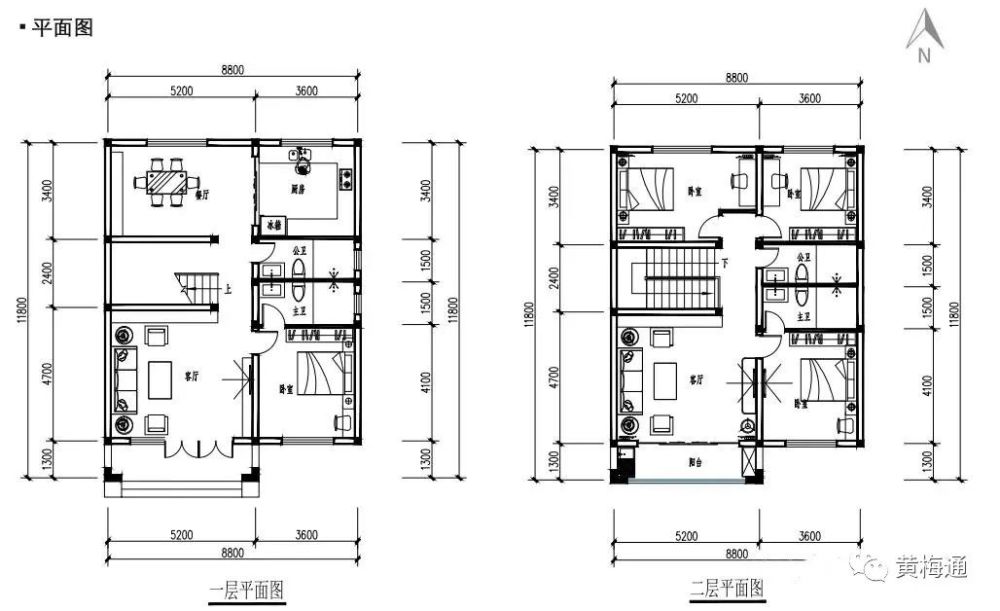 最具黄梅特色的农村自建房户型图发布(三),你中意哪一款?