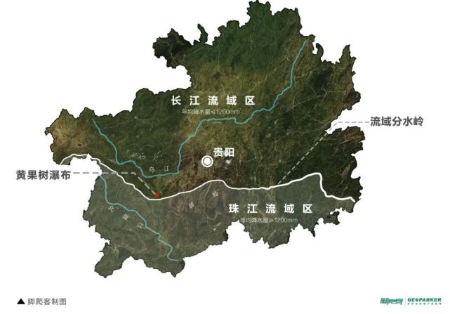 贵州水系流域示意图脚爬客