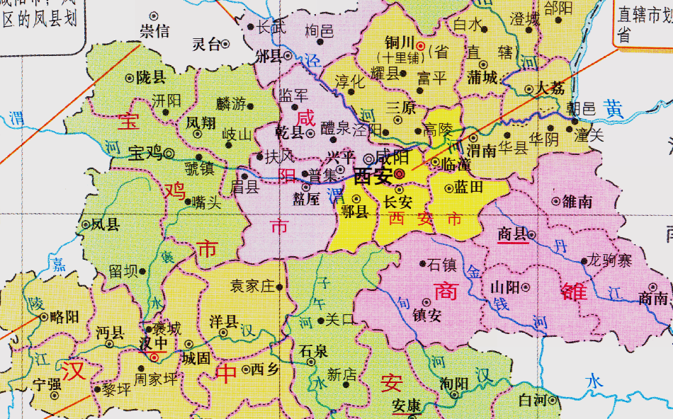 陕西省的区划调整10个地级市之一宝鸡市为何有12个区县