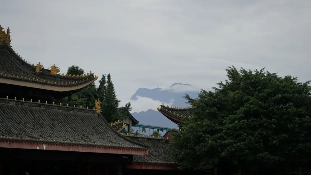 峨眉山寺庙的秋,看一眼就沉醉